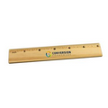 6 inch Natural Finish Wood Ruler(Full Color Process)